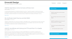 Desktop Screenshot of emeralddesign.com